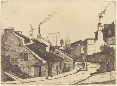 Rue du Champ de l'Alouette by François Bonvin