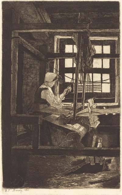 Dokumacı (La Tisserande) by François Bonvin