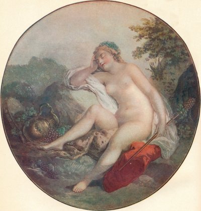 Bir Bacchante, 18. yüzyıl by François Boucher