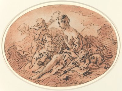 Müzik Alegorisi by François Boucher