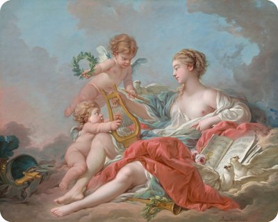 Müzik Alegorisi by François Boucher