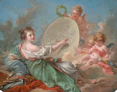 Resim Alegorisi by François Boucher