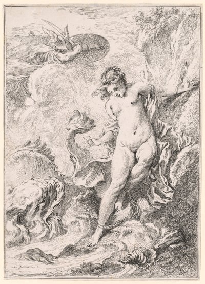 Andromeda Andromede, 1734. by François Boucher