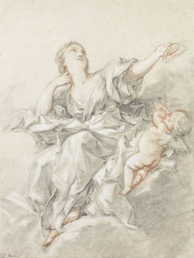 Astronomi; Astronomi, by François Boucher