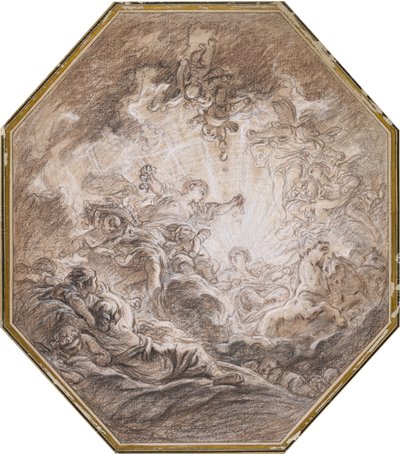 Aurora Sabah Güneşinin Gelişini Müjdeliyor by François Boucher