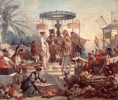Çin düğünü by François Boucher