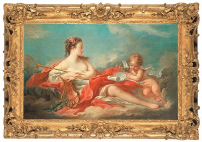 Erato, Aşk Şiirinin İlham Perisi by François Boucher