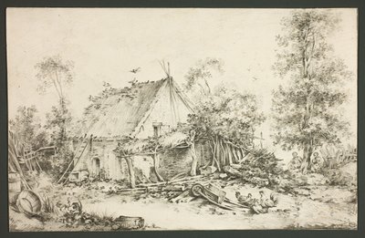 Çiftlik Avlusu by François Boucher