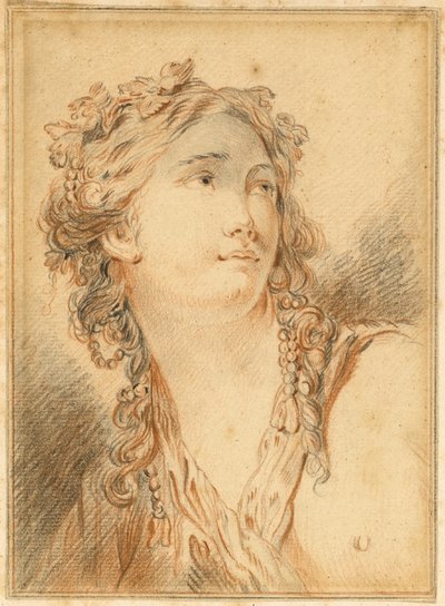 Bacchante Başkanı by François Boucher