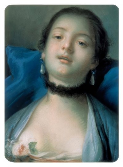 Genç kadın by François Boucher