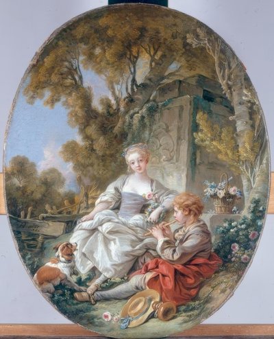 kamçılı oyuncu by François Boucher