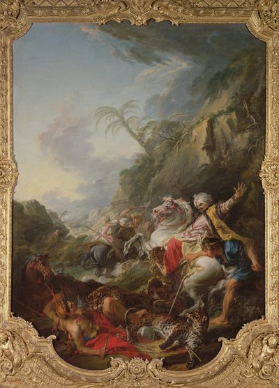 Leopar Avı, 1736 by François Boucher