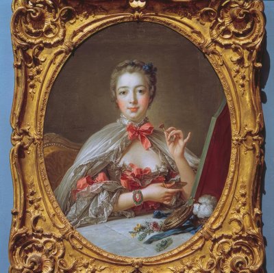 Madame de Pompadour tuvalette. by François Boucher