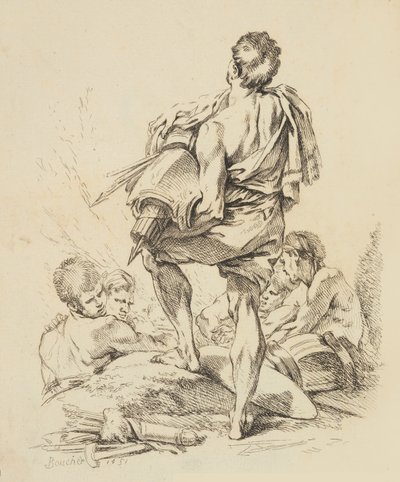 Çeşitli Figürlerin Yeni Kitabı, 1751. by François Boucher