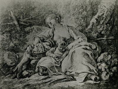 pazara giderken by François Boucher