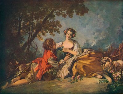 Pastoral Konu, 18. yüzyıl by François Boucher