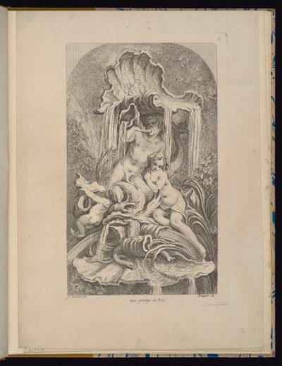 Plaka 2, Receuil de Fontaines (Çeşmeler Koleksiyonu) by François Boucher