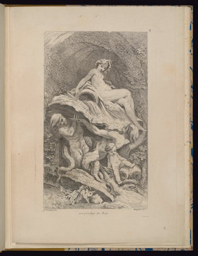 Plaka 4, Receuil de Fontaines (Çeşmeler Koleksiyonu) by François Boucher