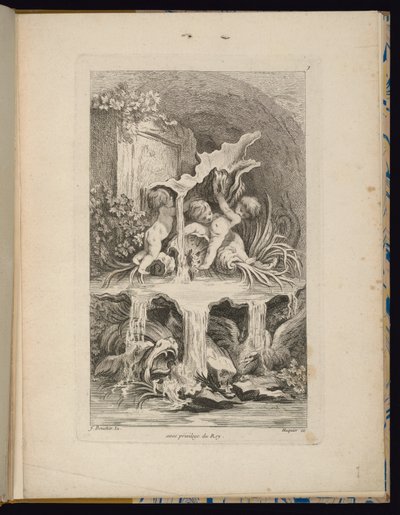Plaka 7, Receuil de Fontaines (Çeşmeler Koleksiyonu) by François Boucher