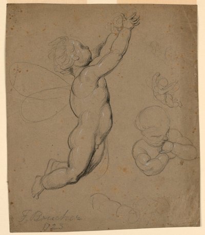 Putti çalışmaları by François Boucher
