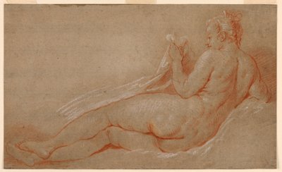 Çıplak Yatan Çalışma by François Boucher