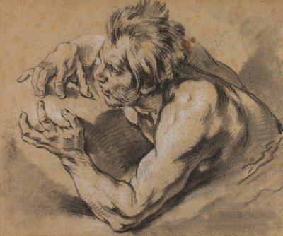 Bir Triton Çalışması by François Boucher