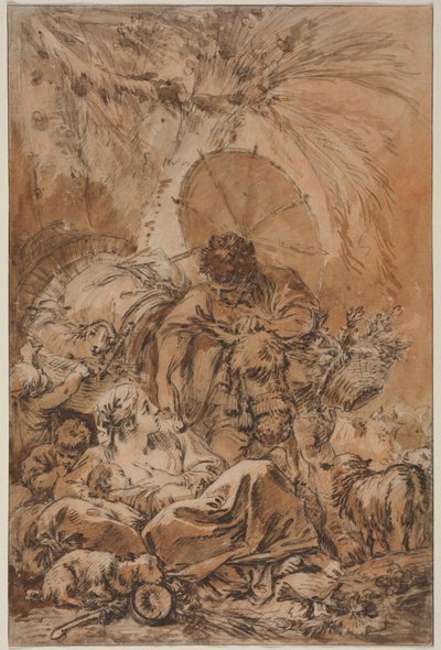 Yakup'un Ayrılışı by François Boucher