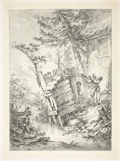 çamaşırcı by François Boucher