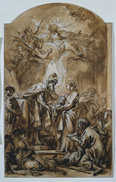 Tapınaktaki Sunum by François Boucher