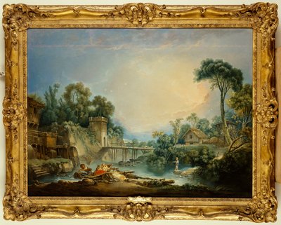 Rustik Köprü, c.1756 by François Boucher