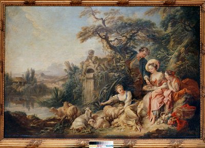 Çobanın Yuvası veya Hediyeleri, Francois Boucher (1703-1770) by François Boucher