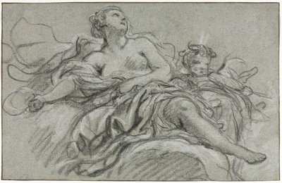 Venüs ve Aşk Tanrısı, 18. yüzyılın ikinci veya üçüncü çeyreği. by François Boucher