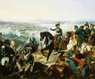 Fransızca:  Bataille de Zurich, le 25 septembre 1799 Zürih Savaşı, 25 Eylül 1799 by Francois Bouchot