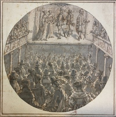 La Comédie by Francois Chauveau