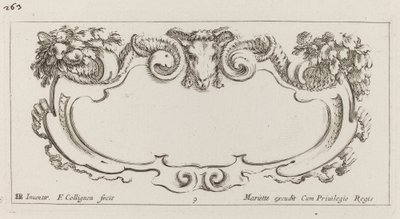 kartuş by François Collignon after Stefano Della Bella