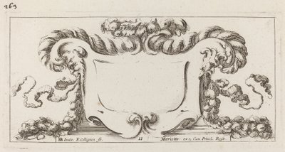 kartuş by François Collignon after Stefano Della Bella