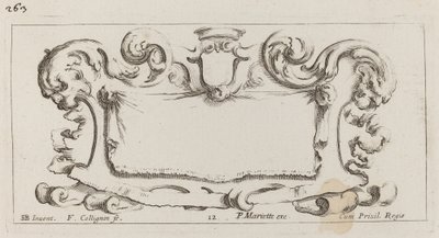 kartuş by François Collignon after Stefano Della Bella
