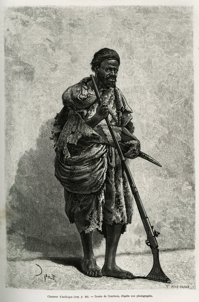 Antilop avcısı. Cezayir Sahrası
