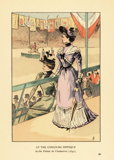 Palais d'Industrie'deki Concours Hippique'de by François Courboin