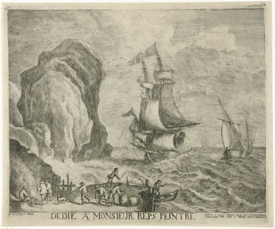 deniz manzarası by François Deroy