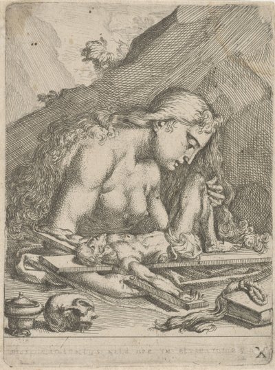 Tövbekar Bir Günahkar Olarak Saint Mary Magdalene by François Joseph Lonsing