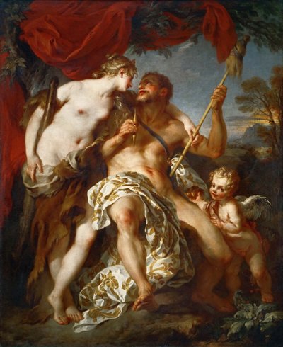 Herkül ve Omphale by François Le Moyne