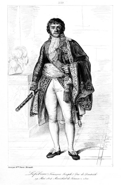 François Joseph Lefebvre 1755-1820, Dantzig Dükü, 1839. by François Pigeot