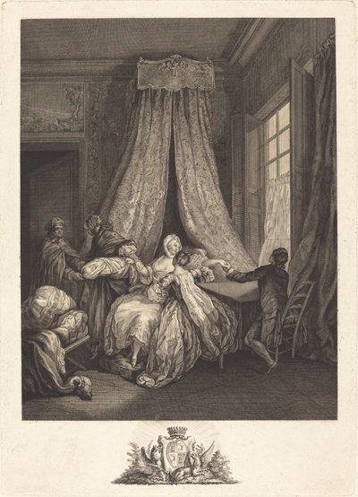 Gizli aşkın meyvesi by François Voyez after Pierre Antoine Baudouin
