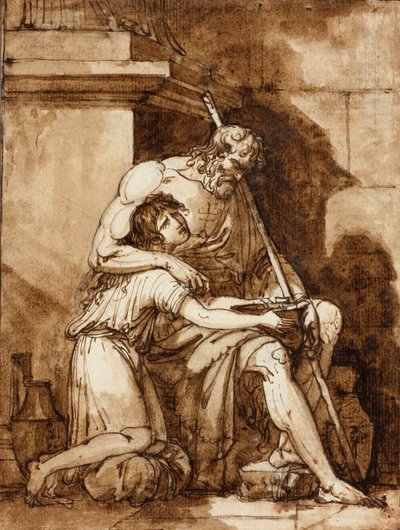 Belisarius, 18. yüzyılın sonu ve 19. yüzyılın başı. by François Xavier Pascal Fabre