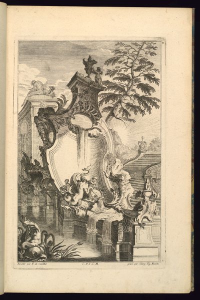 Yunusa Binen Puttolu Çeşme Tasarımı by François de Cuvilliés the Elder