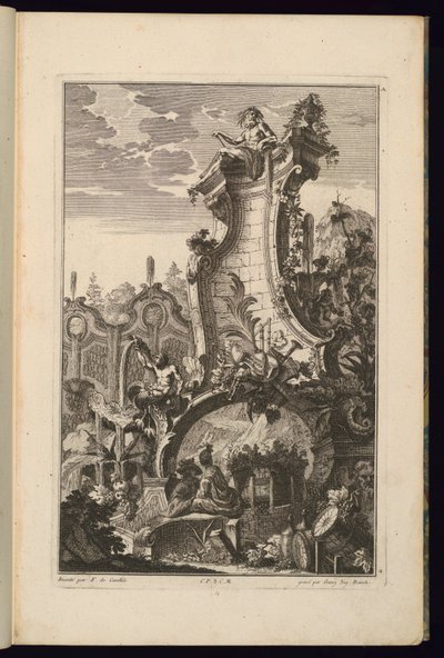Müzik Aletleri Ödülü ile Çeşme Tasarımı by François de Cuvilliés the Elder