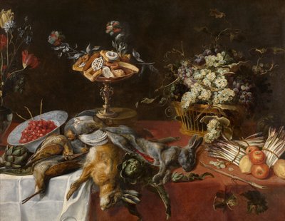 Natürmort (tuval üzerine yağlıboya) by Frans (attr. to) Snyders or Snijders