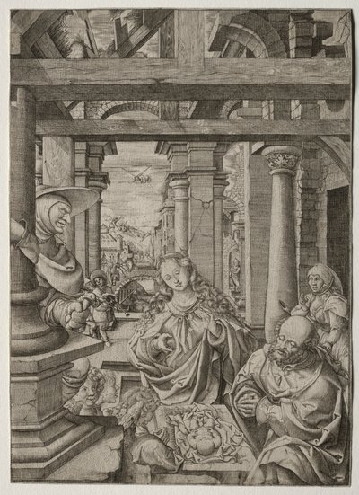 Çobanın Hayranlığı, c. 1522-1525. by Frans Crabbe van Esplegem