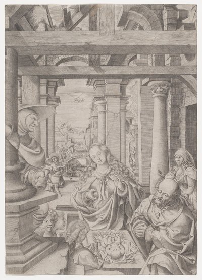 Çobanların Tapınması, M.Ö. 1522-25. by Frans Crabbe van Espleghem